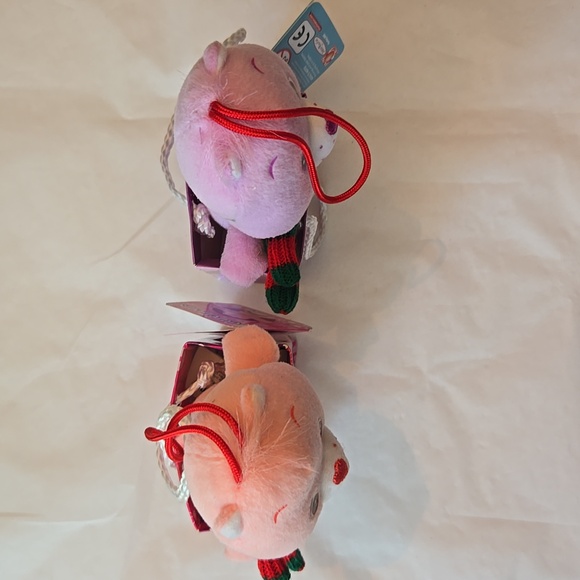 NWT Vtg 2005 Care Bears Mini Plush Ornament Giftbag Cheer Bear Best Friend Bear - Picture 4 of 11